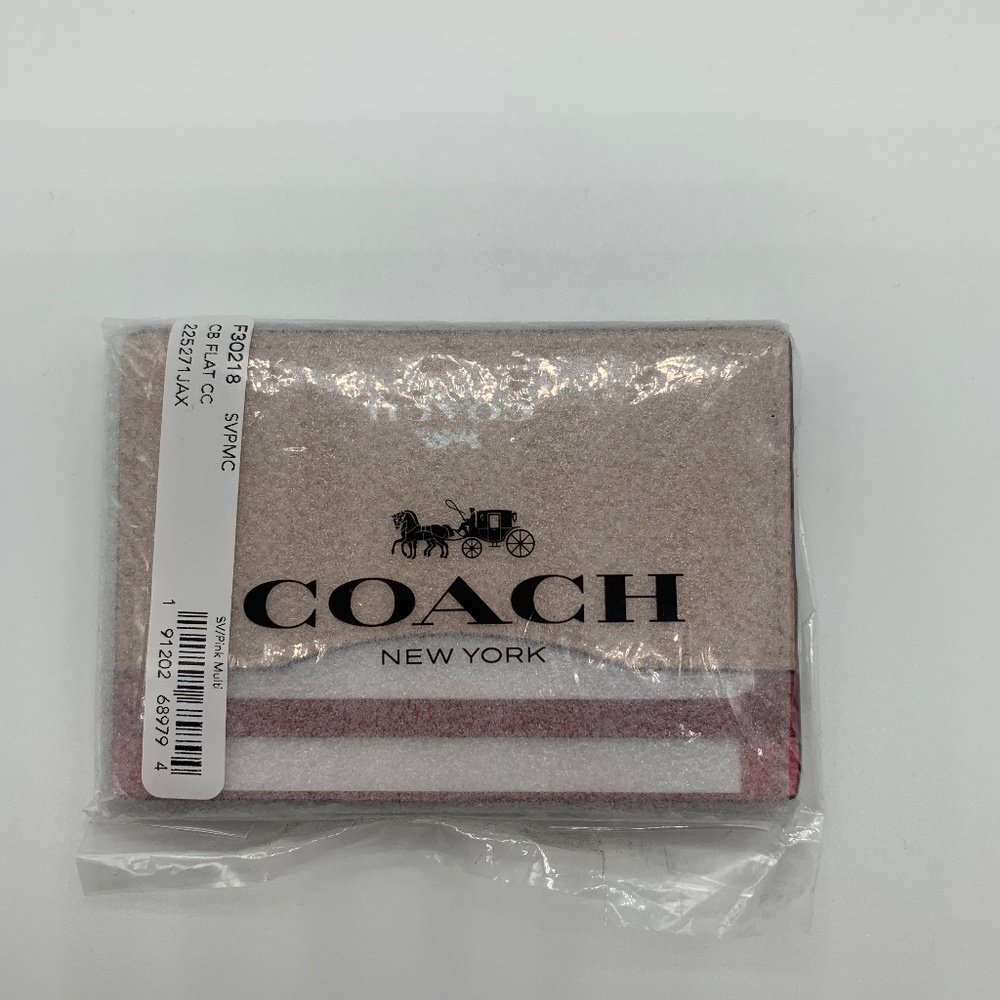 Coach Color Block Card Case - Picture 3 of 5